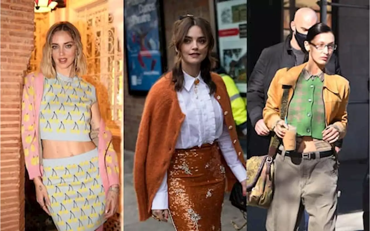 Da Chiara Ferragni a Bella Hadid, i look col cardigan per la primavera