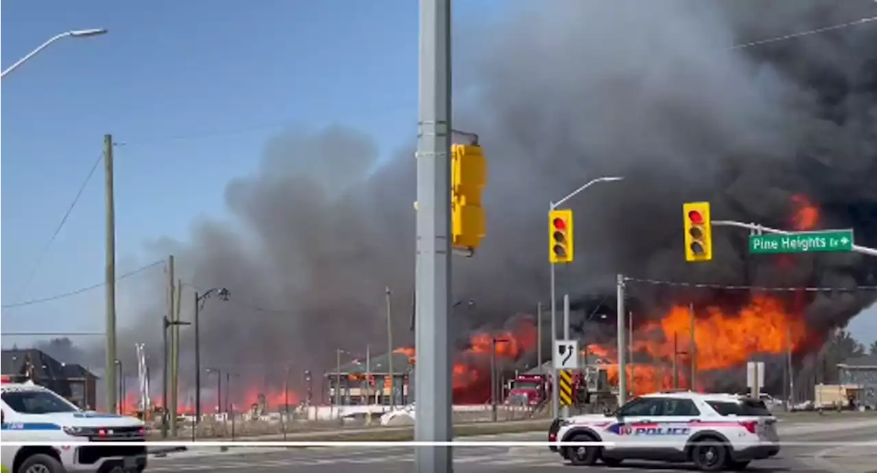 BEYOND LOCAL: Massive fire destroys homes under construction in Vaughan