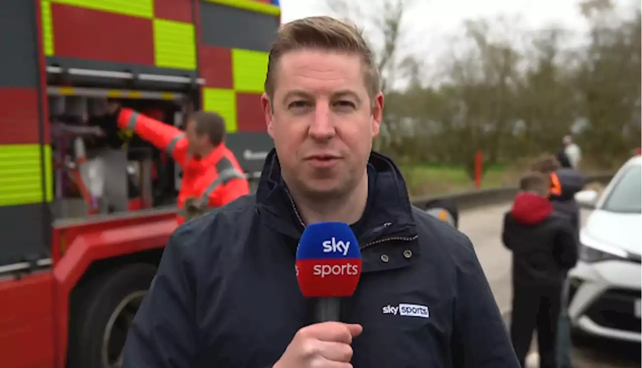 'Chaos' outside Manchester United training ground as car sparks panic before press conference