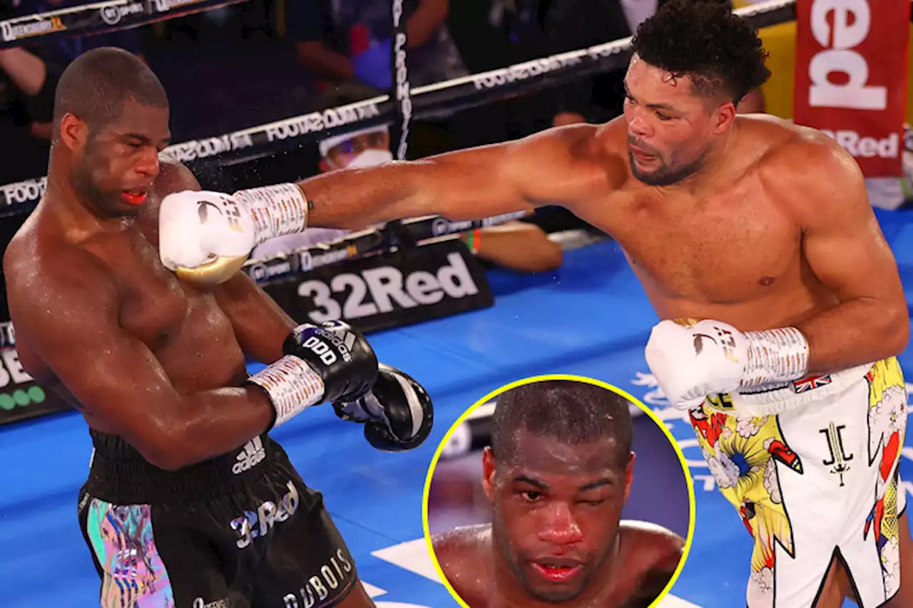 Joe Joyce hit Daniel Dubois so hard he could only see out of one eye