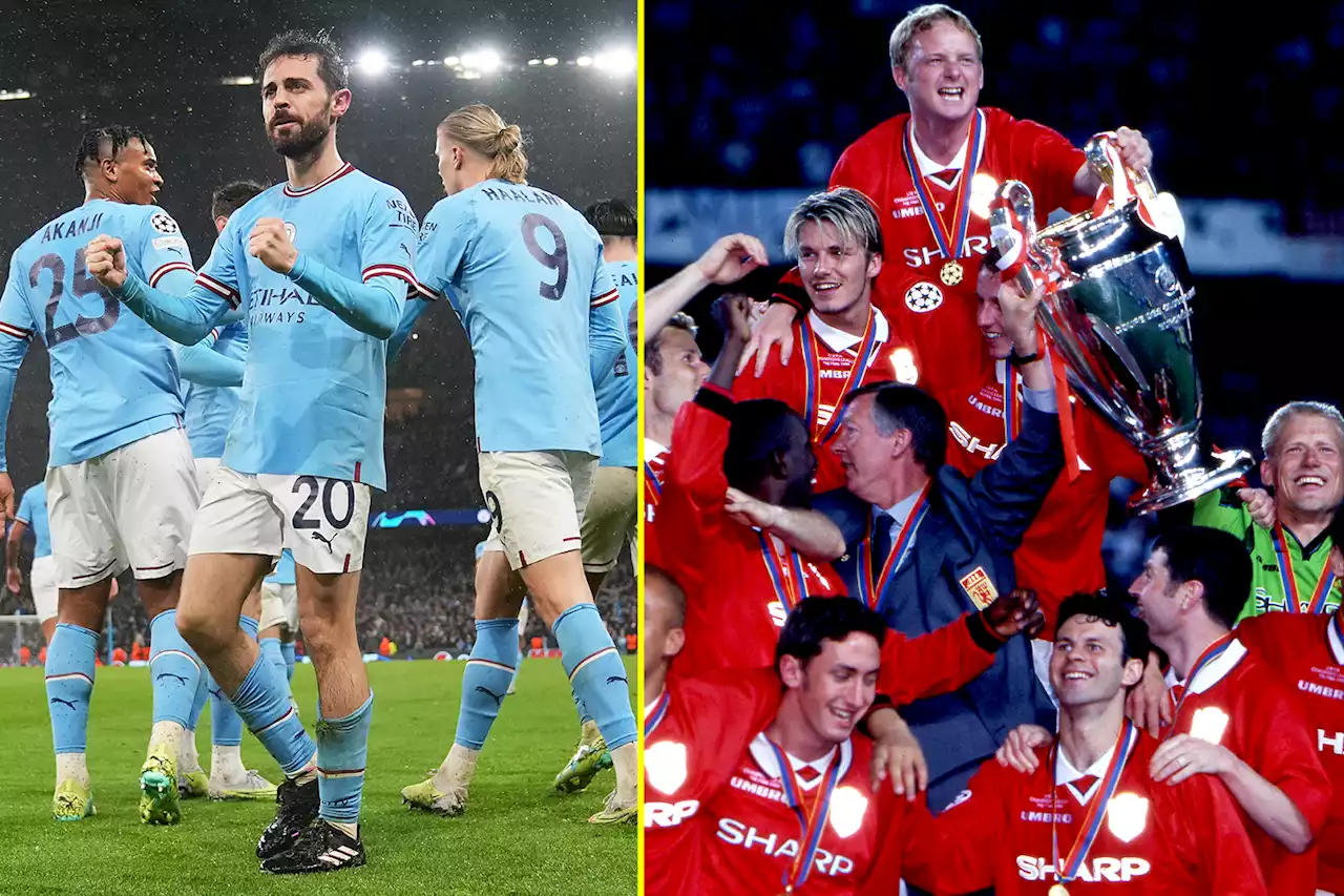 Man United should be 'worried' with Man City backed to win the treble after Bayern win