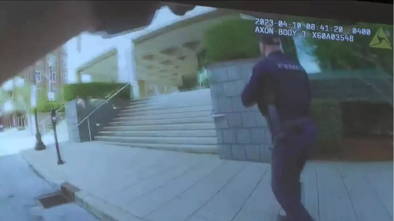 Body-Cam Footage Shows Louisville Bank Shooter Ambushing Cops