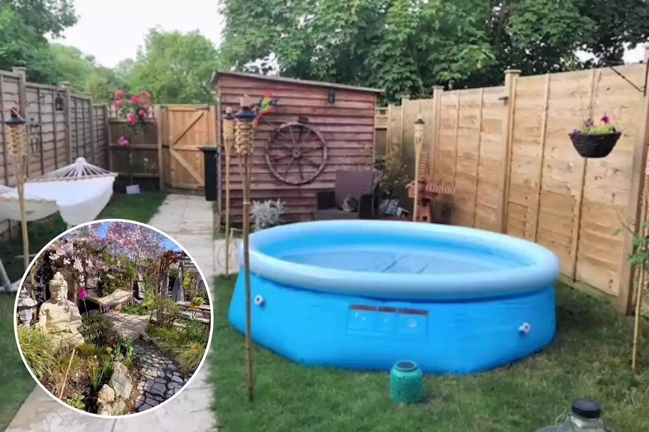 I transformed my boring garden into a haven & there’s next to no maintenance