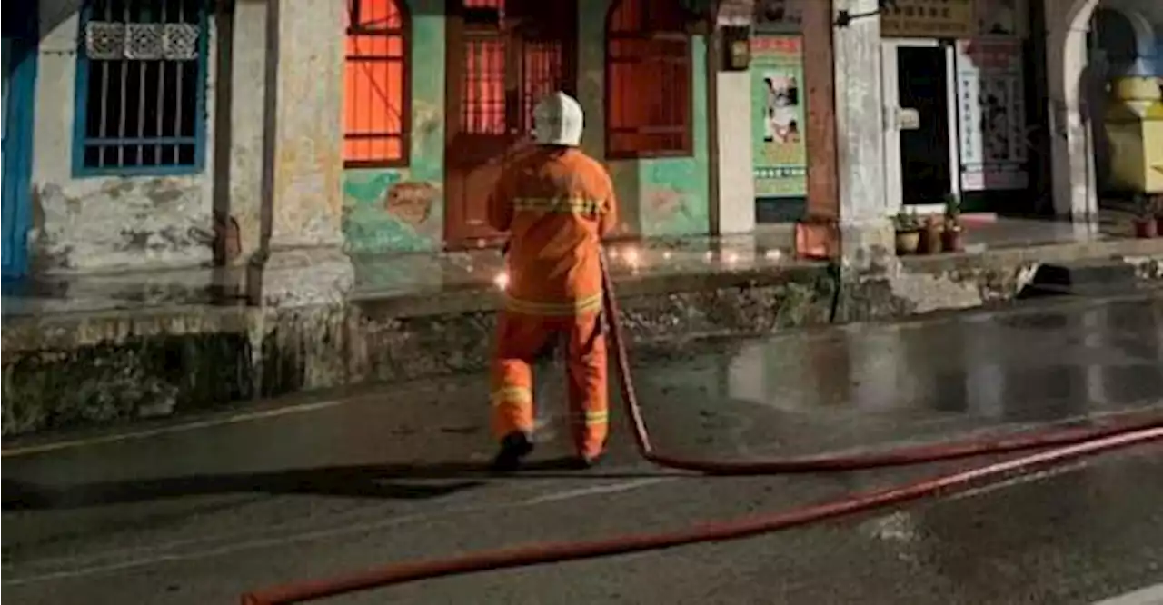 Charred remains of man found in shophouse fire