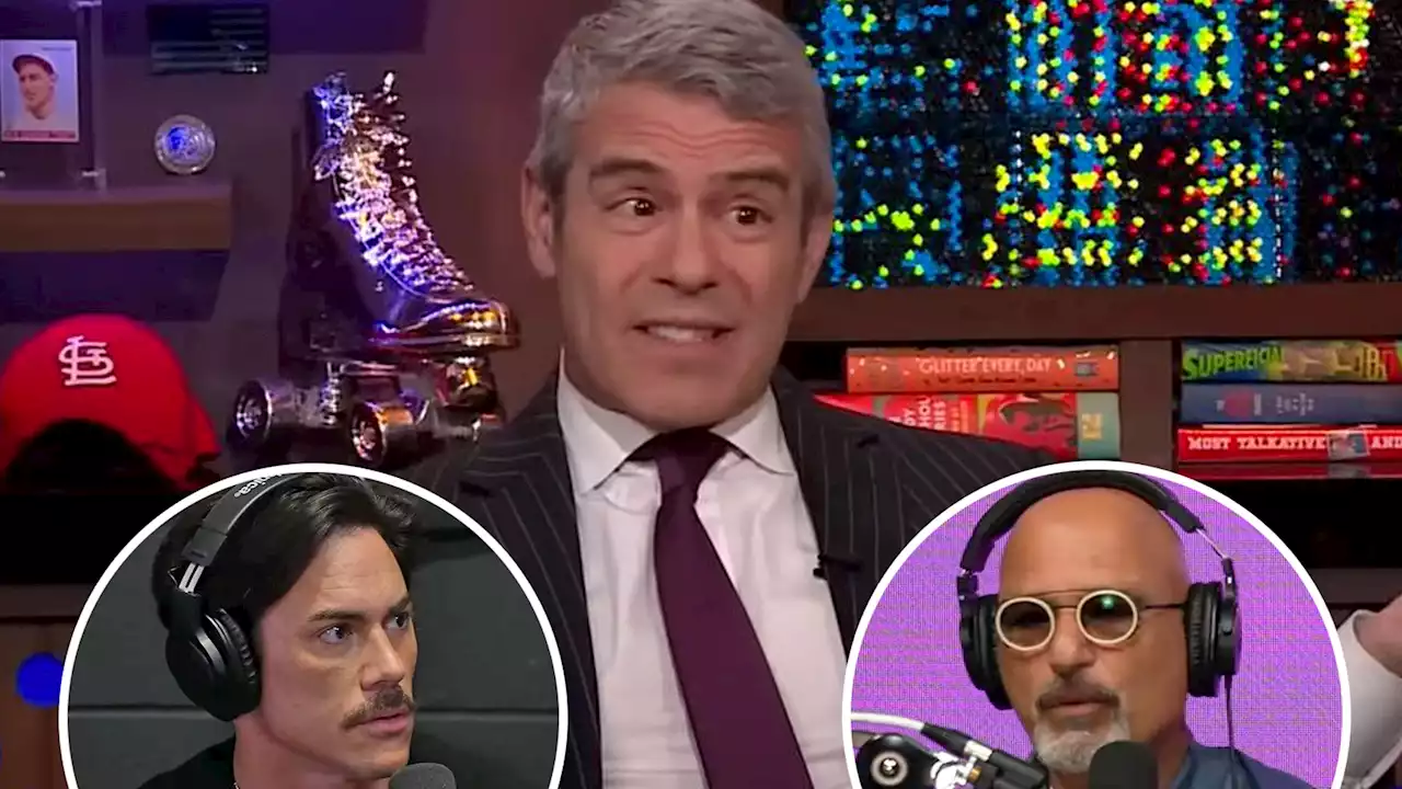 Andy Cohen Roasts Howie Mandel Over Tom Sandoval Interview, Says He 'Didn't Do His Homework'