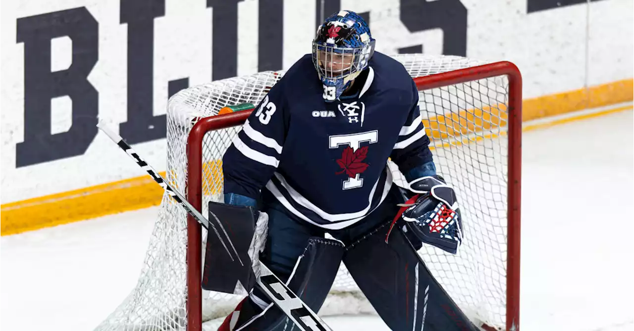 “I didn’t have enough time to be anxious”: U of T goalie Jett Alexander on his surprise NHL debut