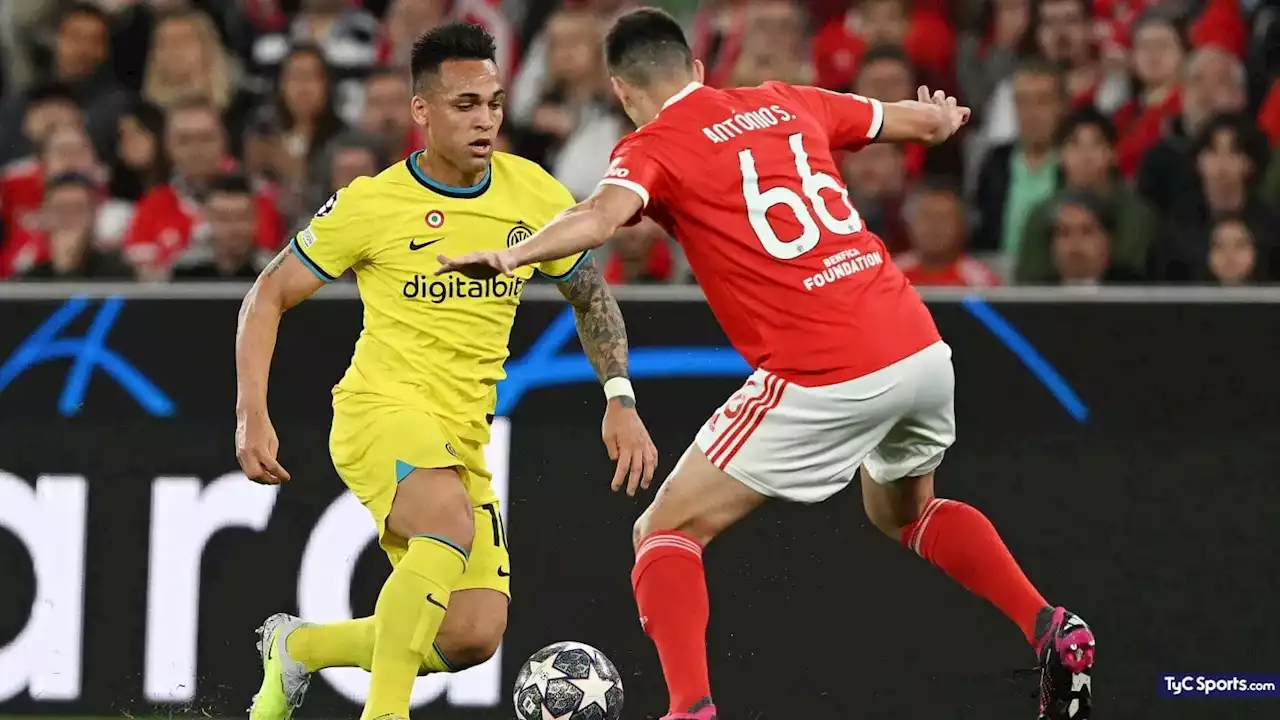 Benfica vs. Inter, por Champions League: resultado, resumen y goles - TyC Sports