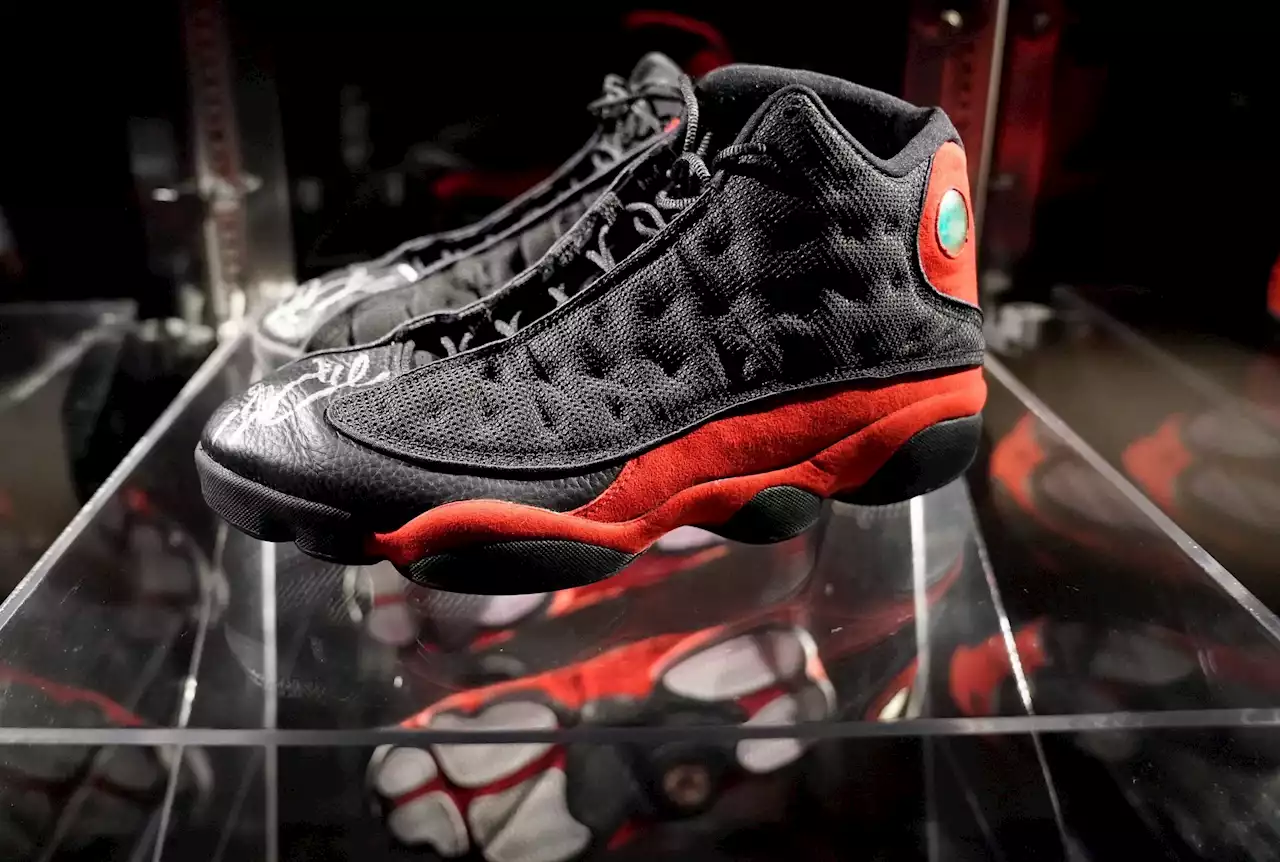 Air Jordan 13 sneakers sell for a record $2.2 million