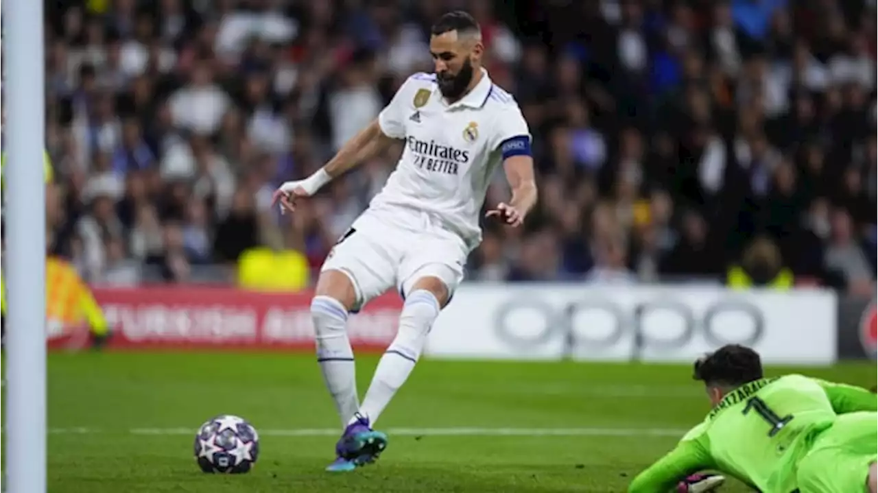 Gol Karim Benzema Bawa Real Madrid Unggul Atas Chelsea di Babak I