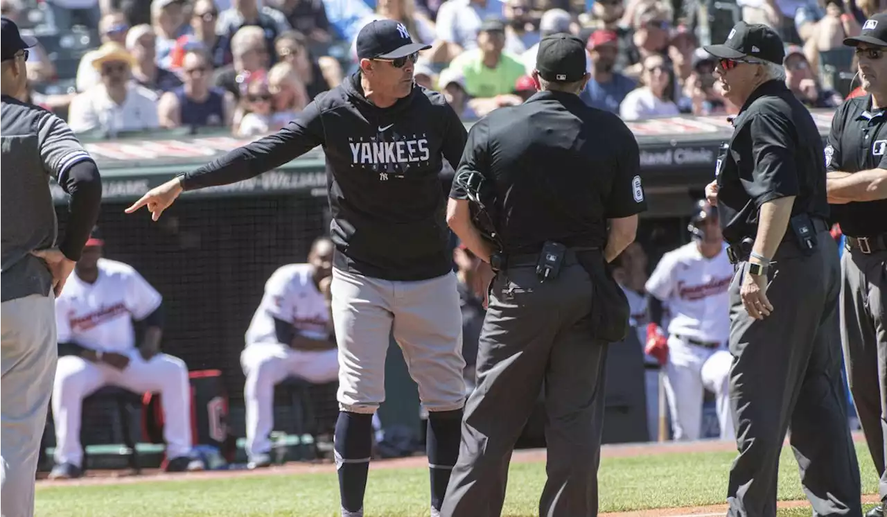 Yankees manager Boone ejected after replay review confusion