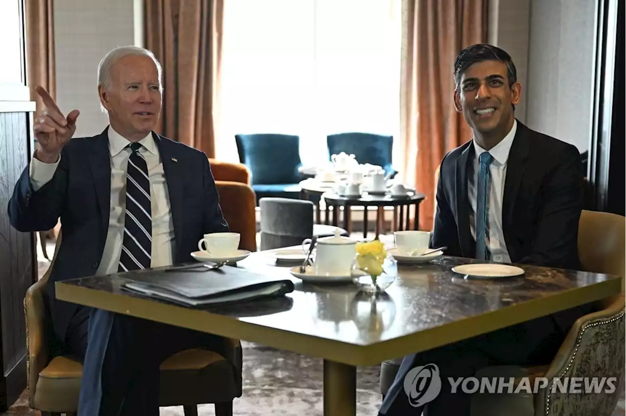 英 본토 안가고 총리와 차 한 잔만…바이든 '안티 영국'설까지 | 연합뉴스