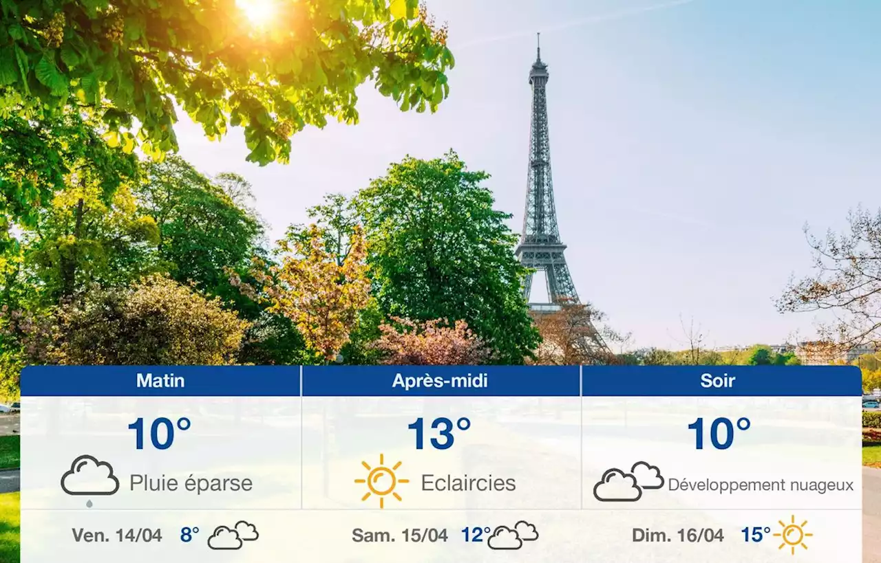 Prévisions météo du jeudi 13 avril 2023 à Paris