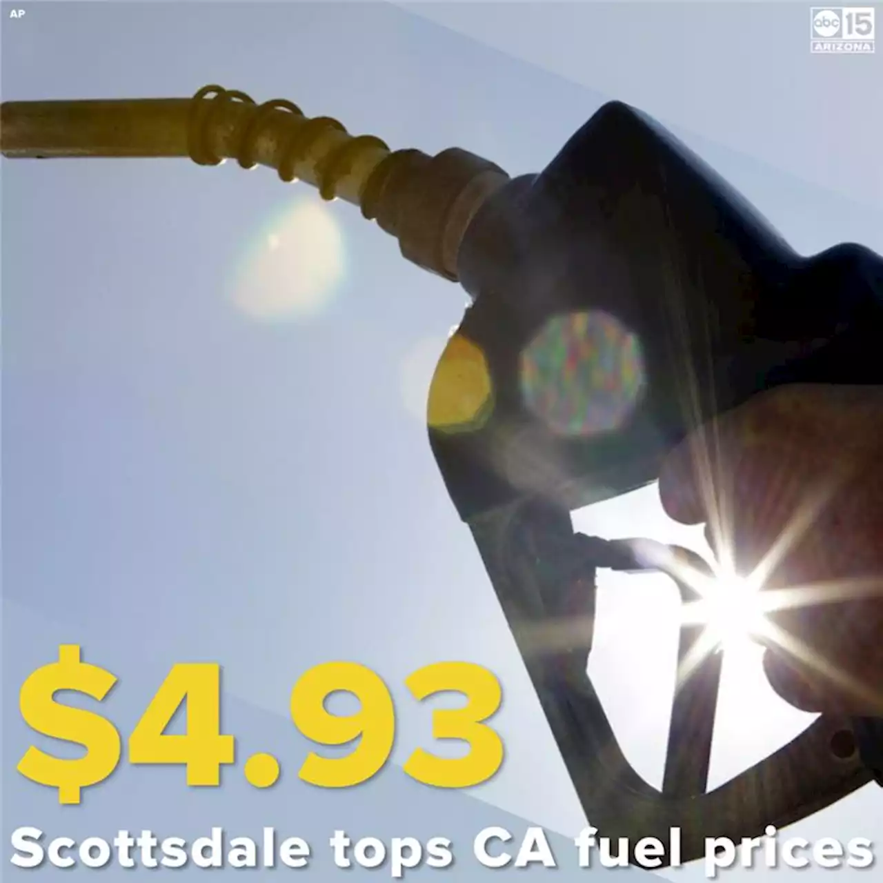 Phoenix area gas prices nearly as high as California statewide average