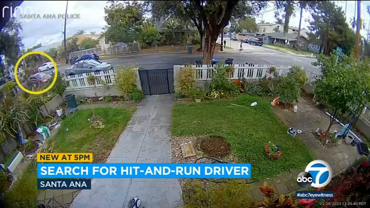 Disturbing video shows Cadillac flip 11-year-old boy into air, flee scene in Santa Ana