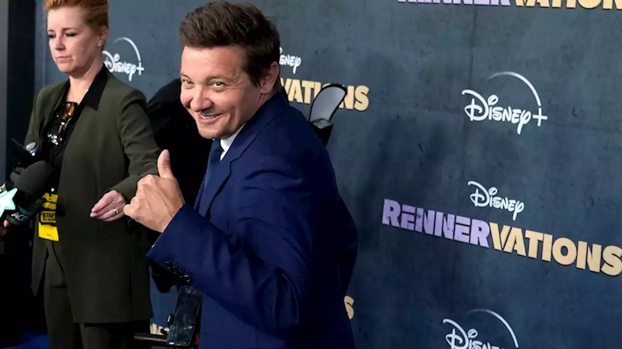 Jeremy Renner makes first public appearance since snowplough crush