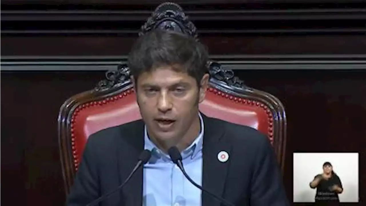 Kicillof aseguró que 'está parado en la provincia de Buenos Aires'