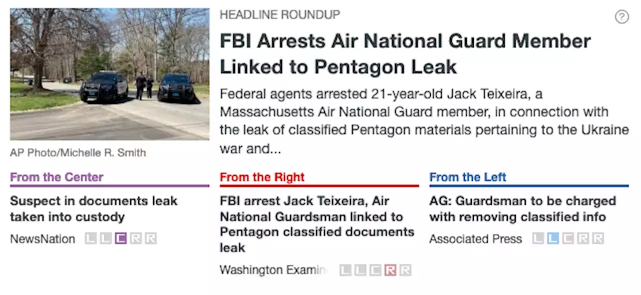 FBI Arrests Air National Guard Member Linked to Pentagon Leak