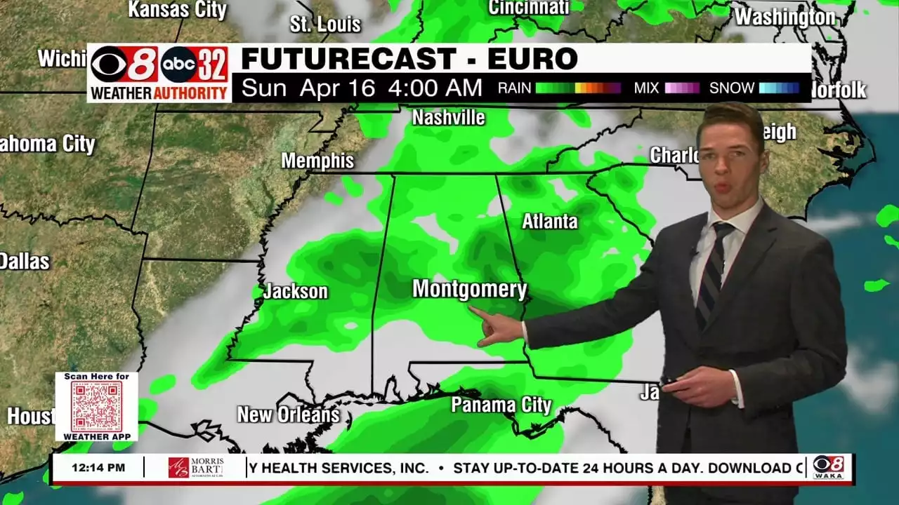 Mainly Dry Wednesday, Severe Storm Potential Thursday - Alabama News