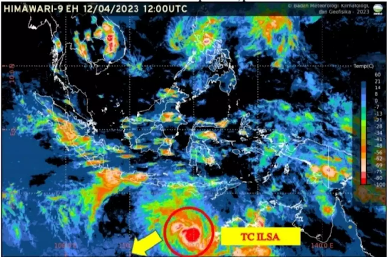 BMKG minta warga waspadai dampak siklon Ilsa beberapa hari ke depan