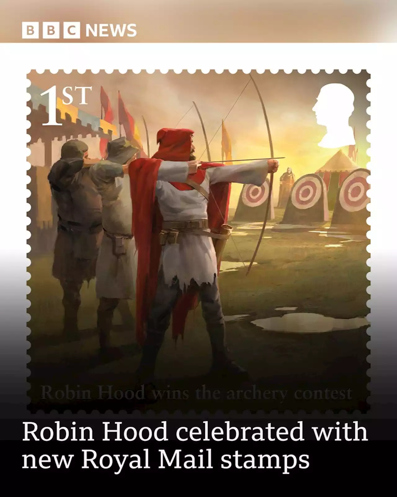 Robin Hood celebrated by new Royal Mail stamps