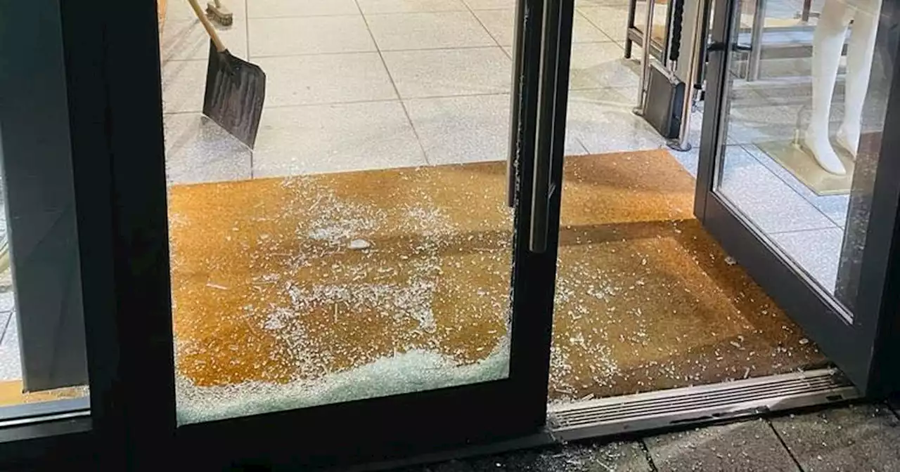 Belfast shop statement after doors smashed during burglary