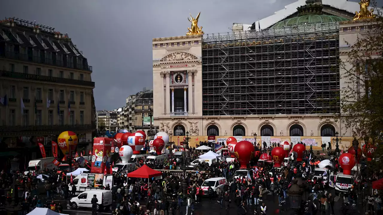 EN DIRECT - Retraites: le cortège parisien s'élance depuis la place de l'Opéra