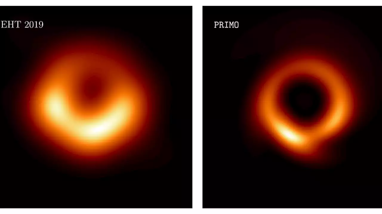 First image of a black hole gets cosmic makeover using AI