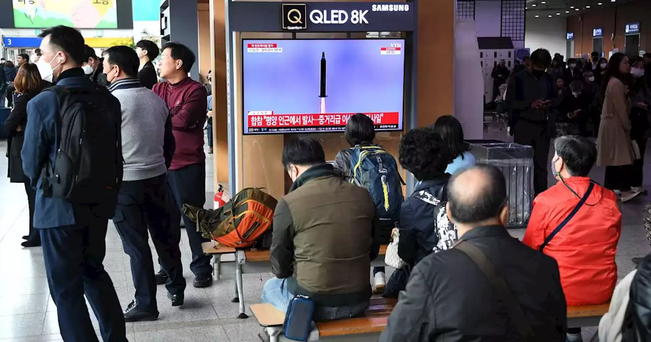 North Korea tests ballistic missile that might be new type using solid fuel, South Korea says