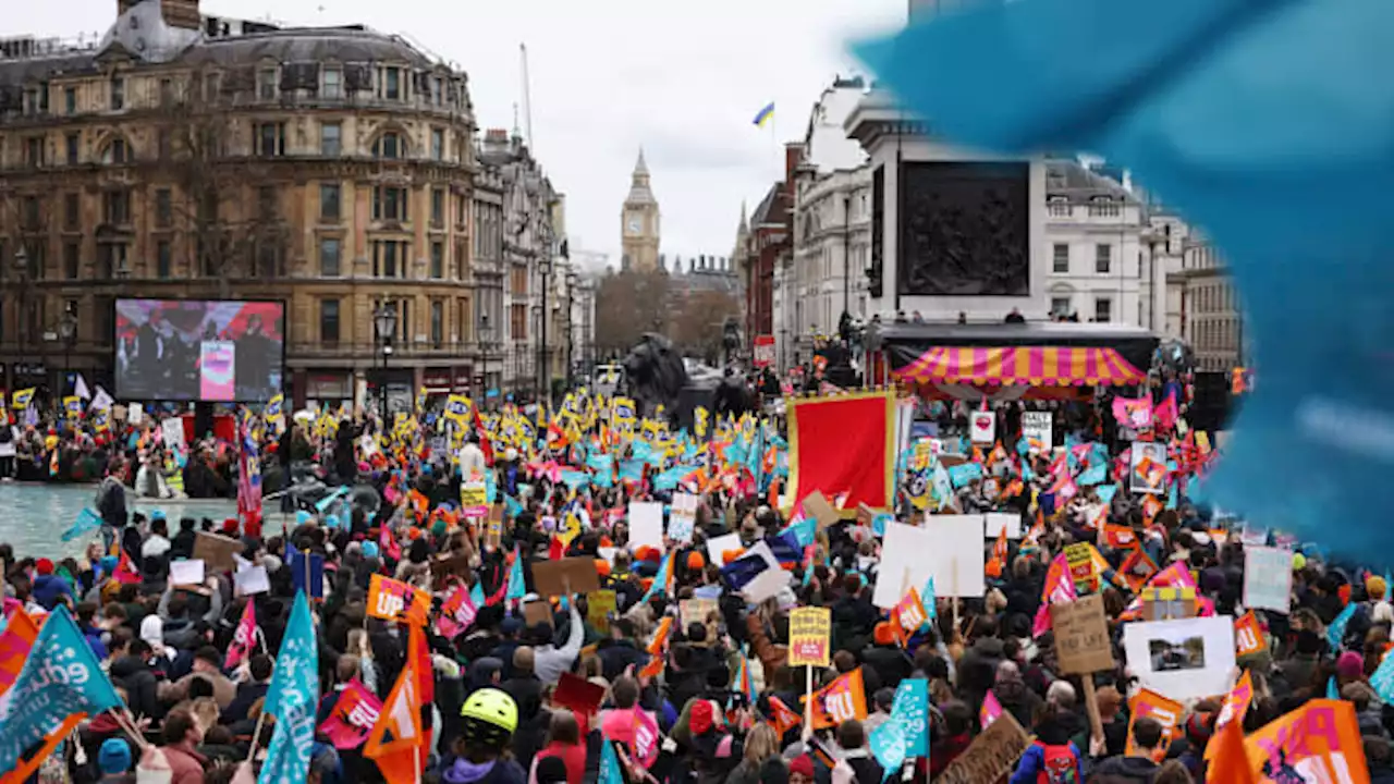 UK economy flat in February as strikes and inflation bite — and the IMF delivers reality check