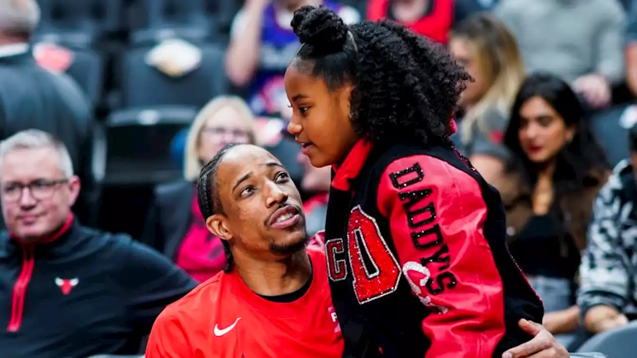 DeMar DeRozan's daughter becomes star of Chicago Bulls' Play-In victory with screams to put off Toronto Raptors free throw attempts | CNN