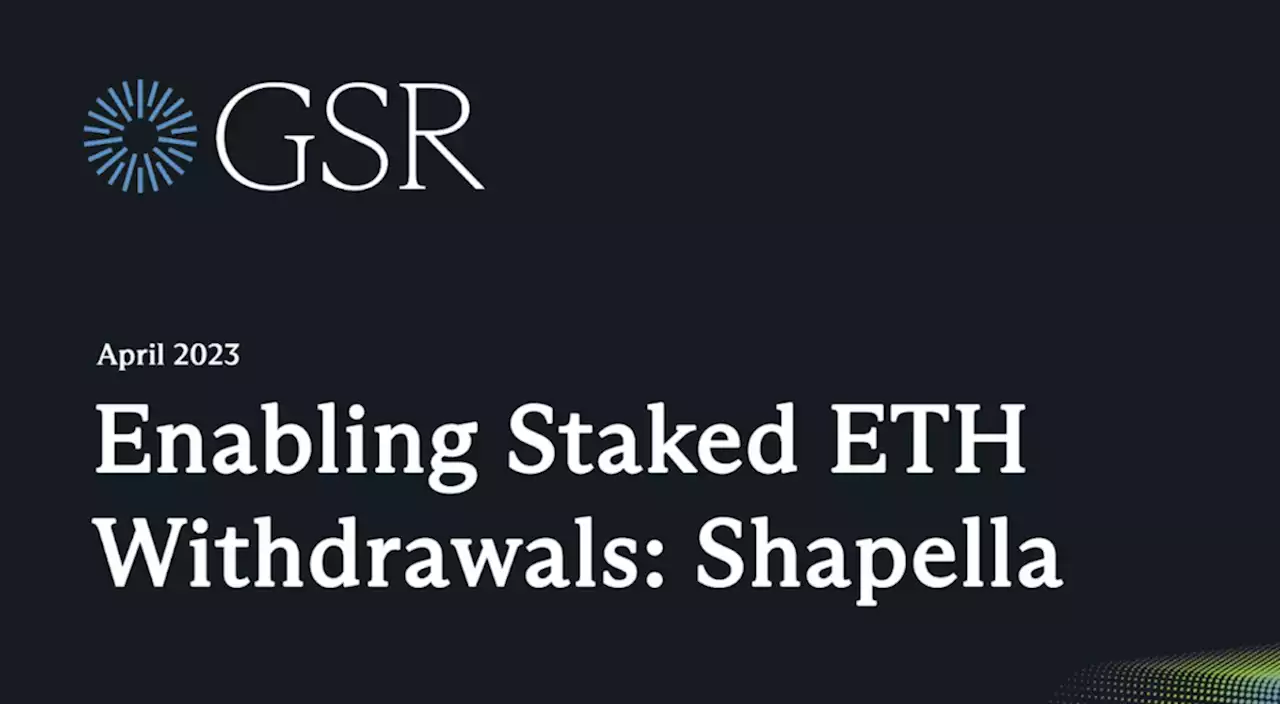 Enabling Staked ETH Withdrawals — Shapella | CoinMarketCap