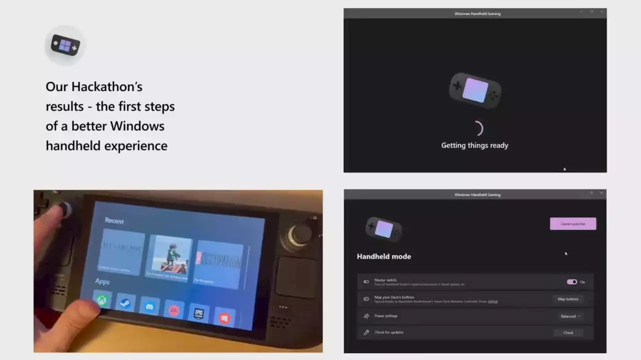 Windows 11: Microsoft erprobt Handheld-Modus für Steam Deck und Co.