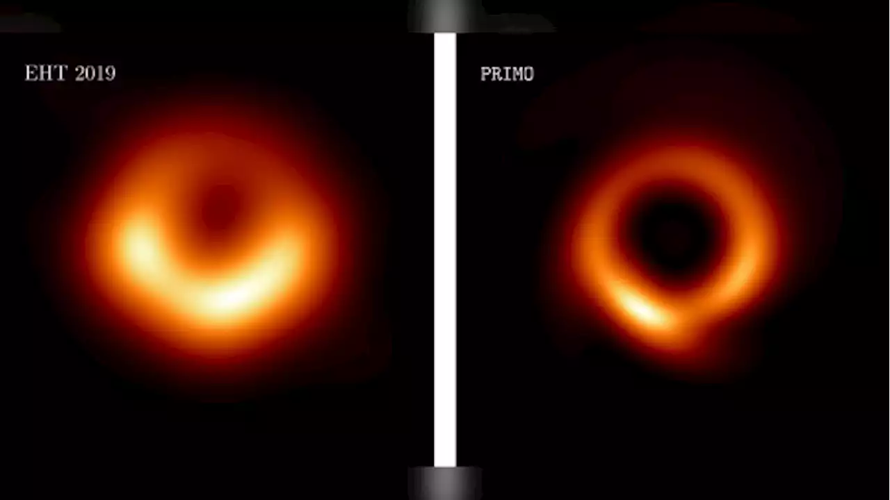 First image of a black hole gets a makeover with AI