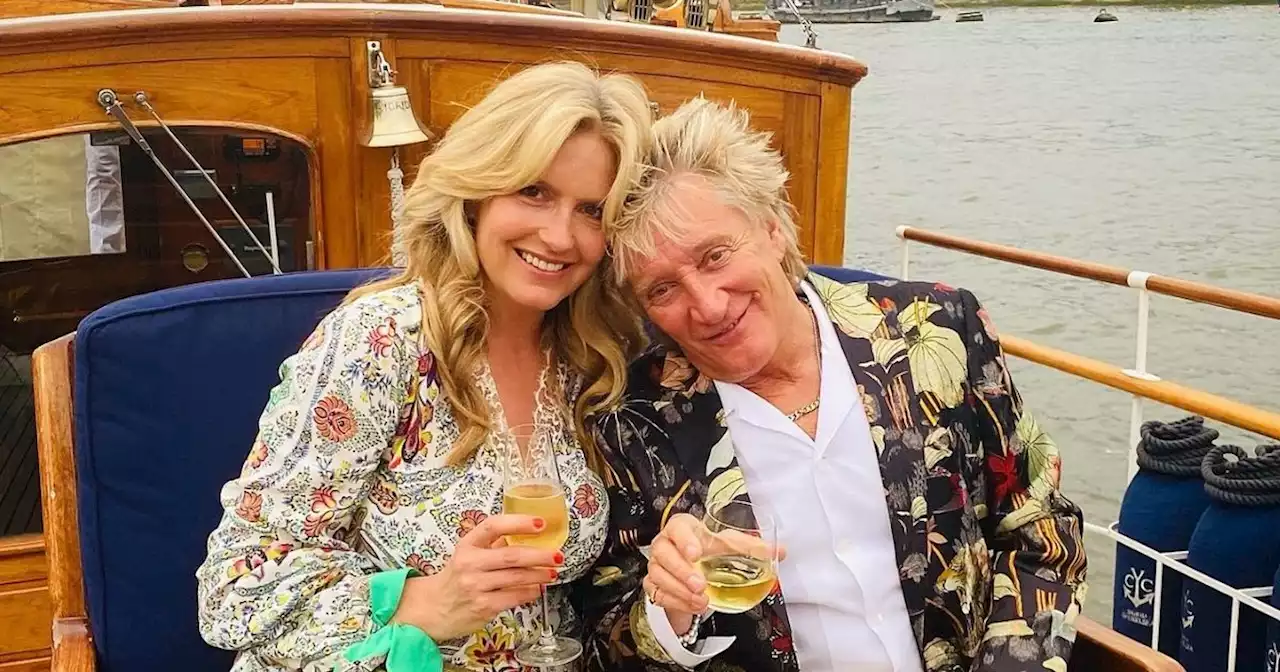 Rod Stewart and Penny Lancaster 'renew vows’ as they 'love being in love'