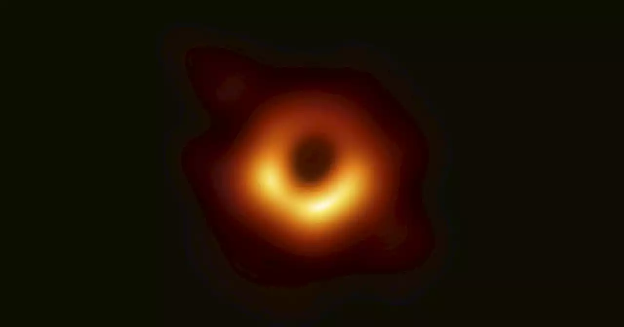 First image of a black hole reworked with artificial intelligence