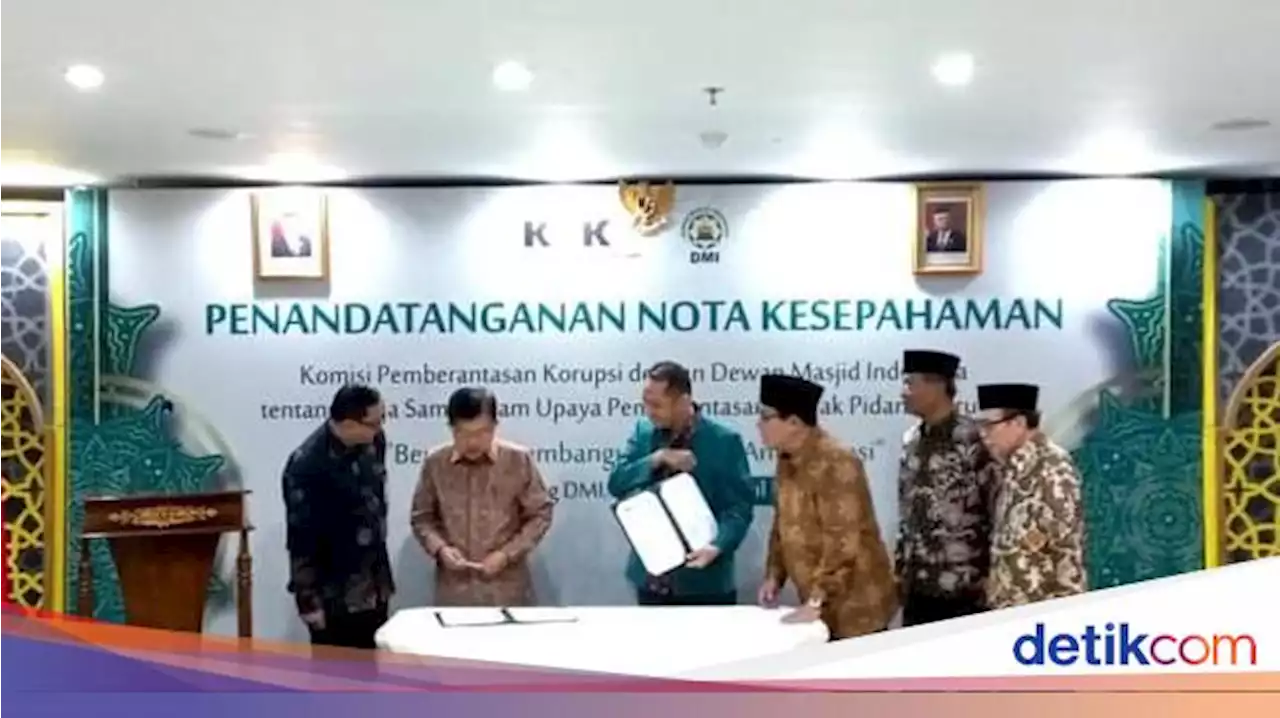 Momen JK Tampak Kaget Saat Lihat Nama Firli di Mou DMI-KPK