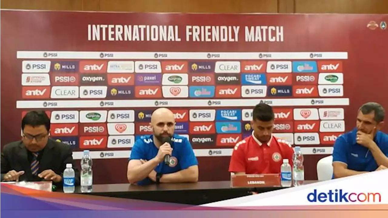 Uji Coba dengan Timnas U-22, Pelatih Lebanon Bilang Begini