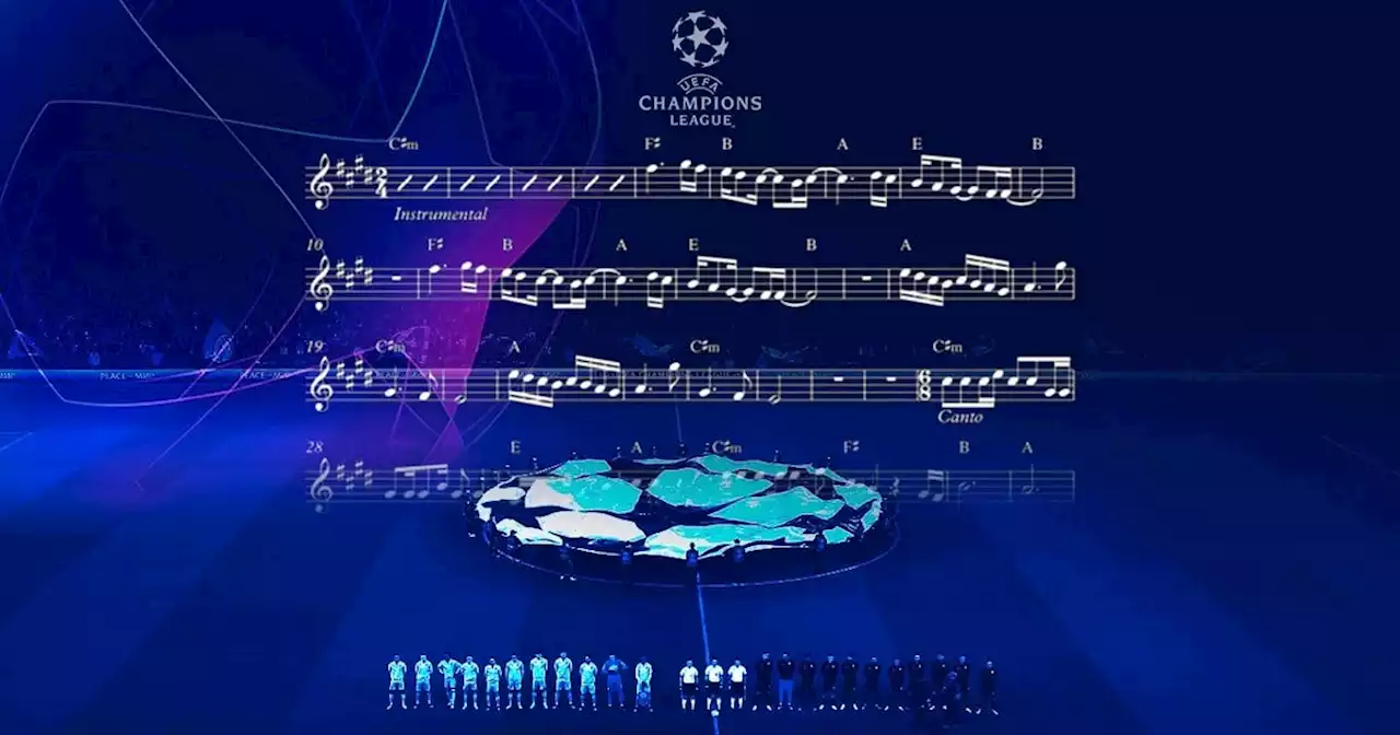 ¿Qué dice el himno de la Champions League?