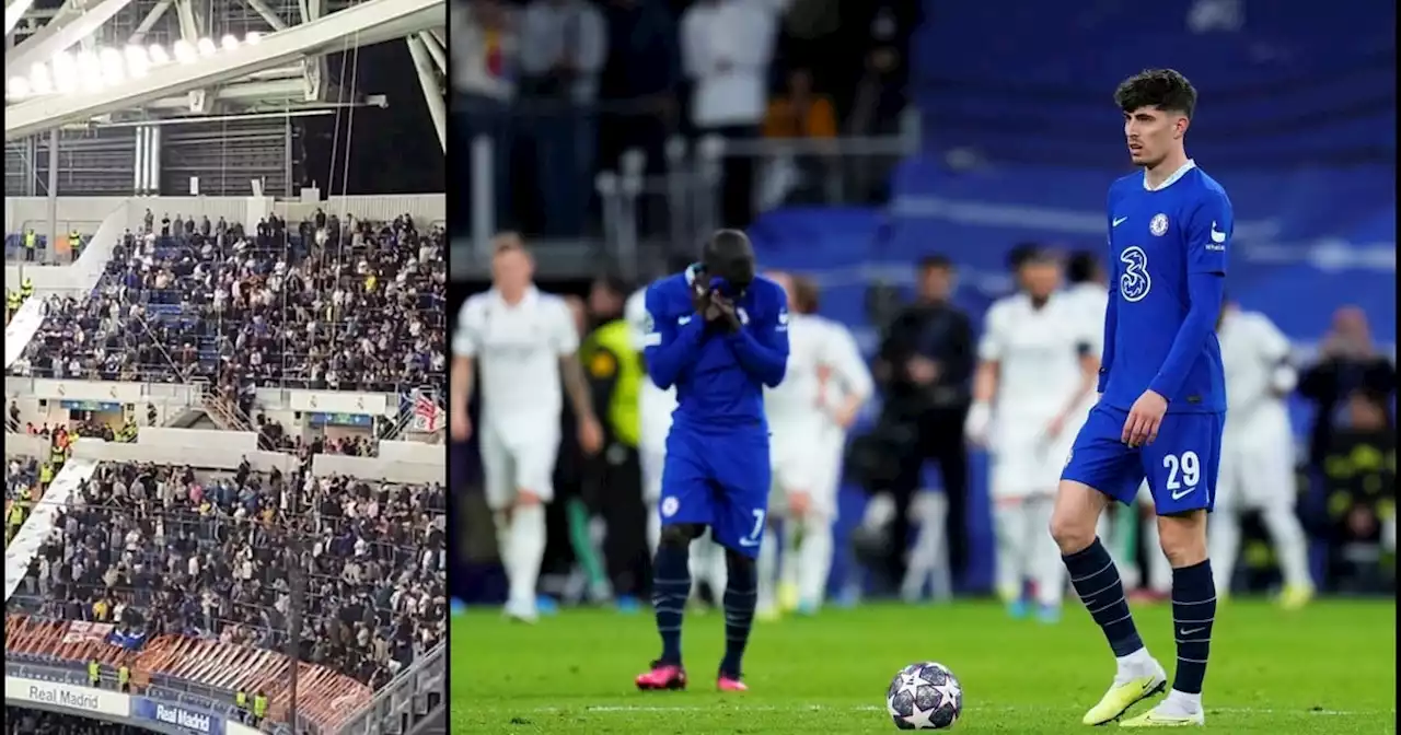 Video: los hinchas del Chelsea se fueron antes del final del partido...