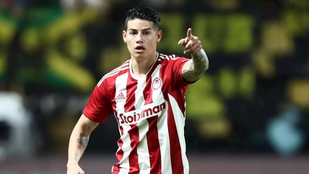 James Rodríguez confirma su salida del Olympiacos de Grecia