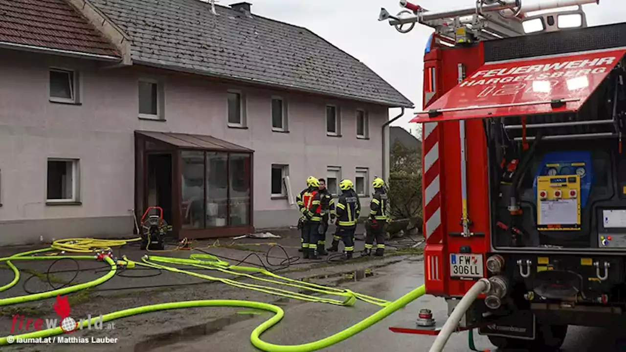 Oö: Brand in einem Wohngebäude in Kronstorf