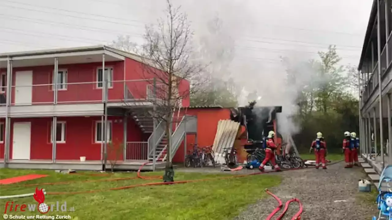 Schweiz: 70 Personen und Kinder bei Brand in Asylunterkunft in Zürich evakuiert