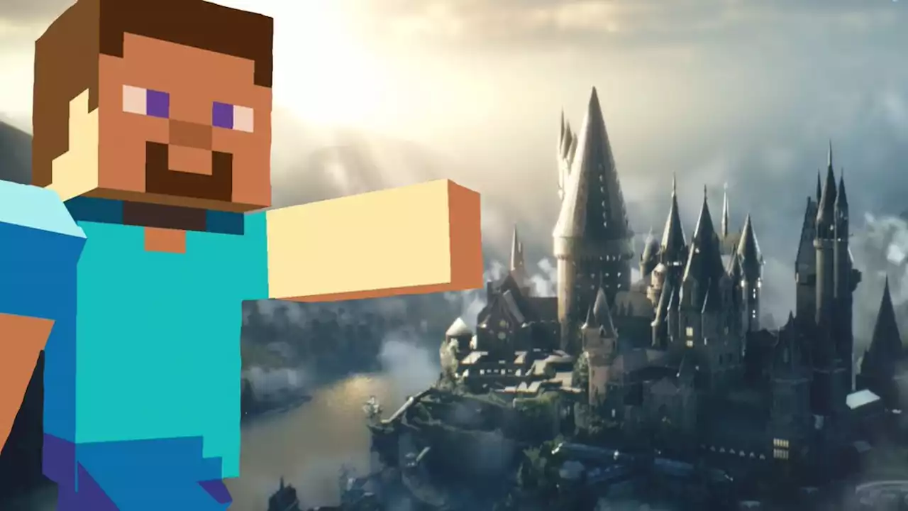 Minecraft-Baumeister hat ein neues Projekt, das beeindruckt: Hogwarts aus Hogwarts Legacy