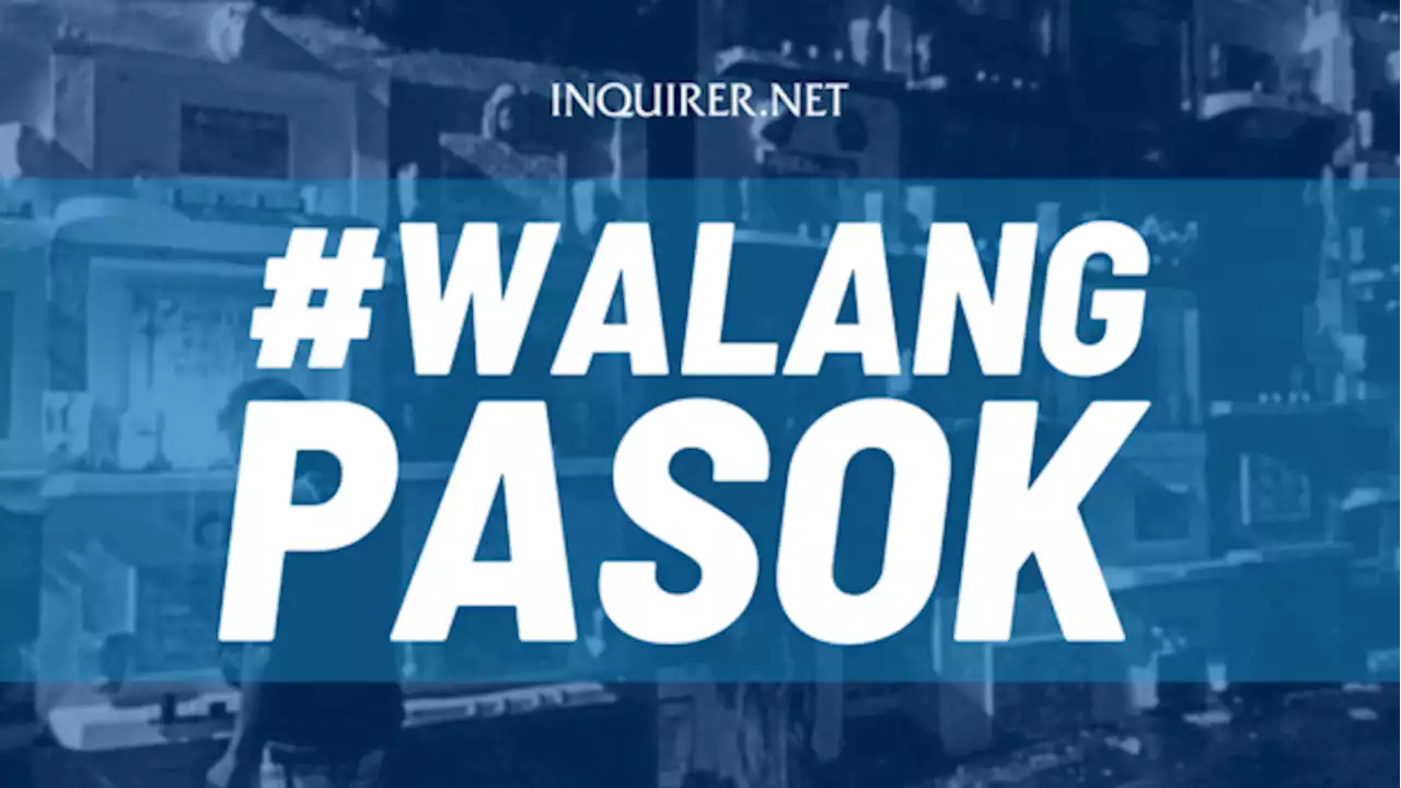 LIST: Class suspensions on Thursday, April 13, due to TD Amang