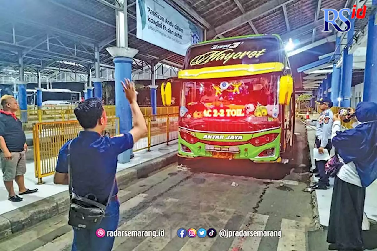 Ramp Check Angkutan Lebaran 2023, Dua Bus Tak Laik Jalan