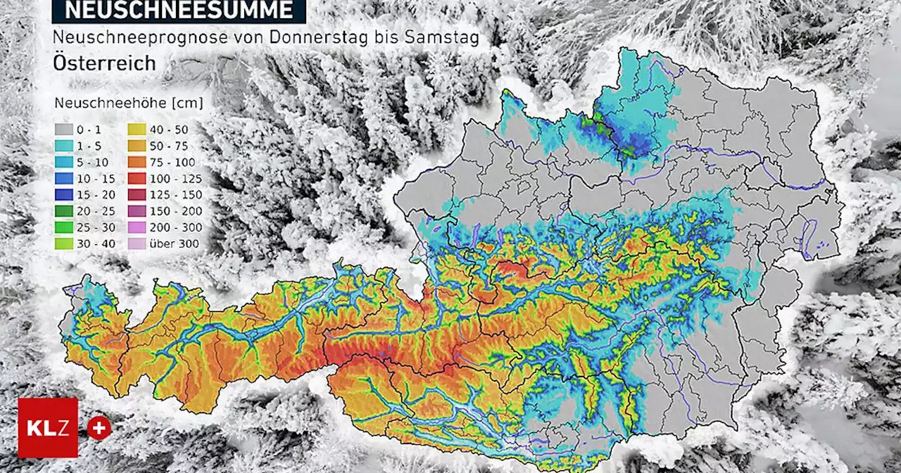 Steiermark: Italientief Rudolf bringt am Freitag Schnee bis in tiefe Lagen | Kleine Zeitung