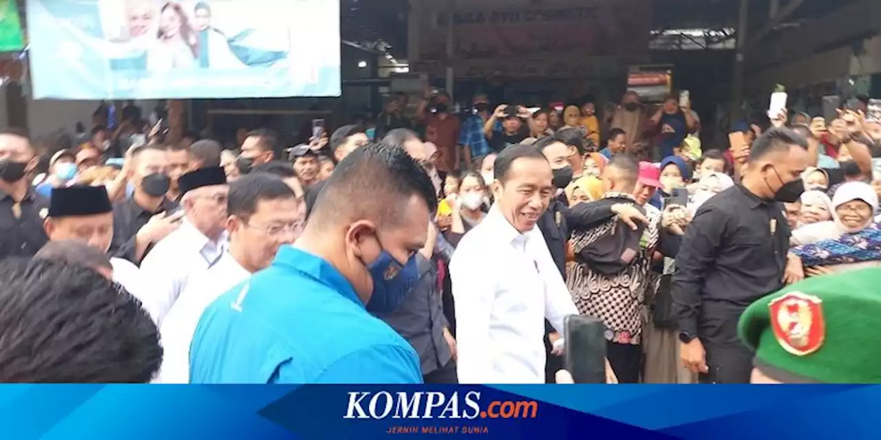 Jokowi Kunjungi Pasar Tugu Depok, Warga Langsung Heboh Lambaikan Tangan