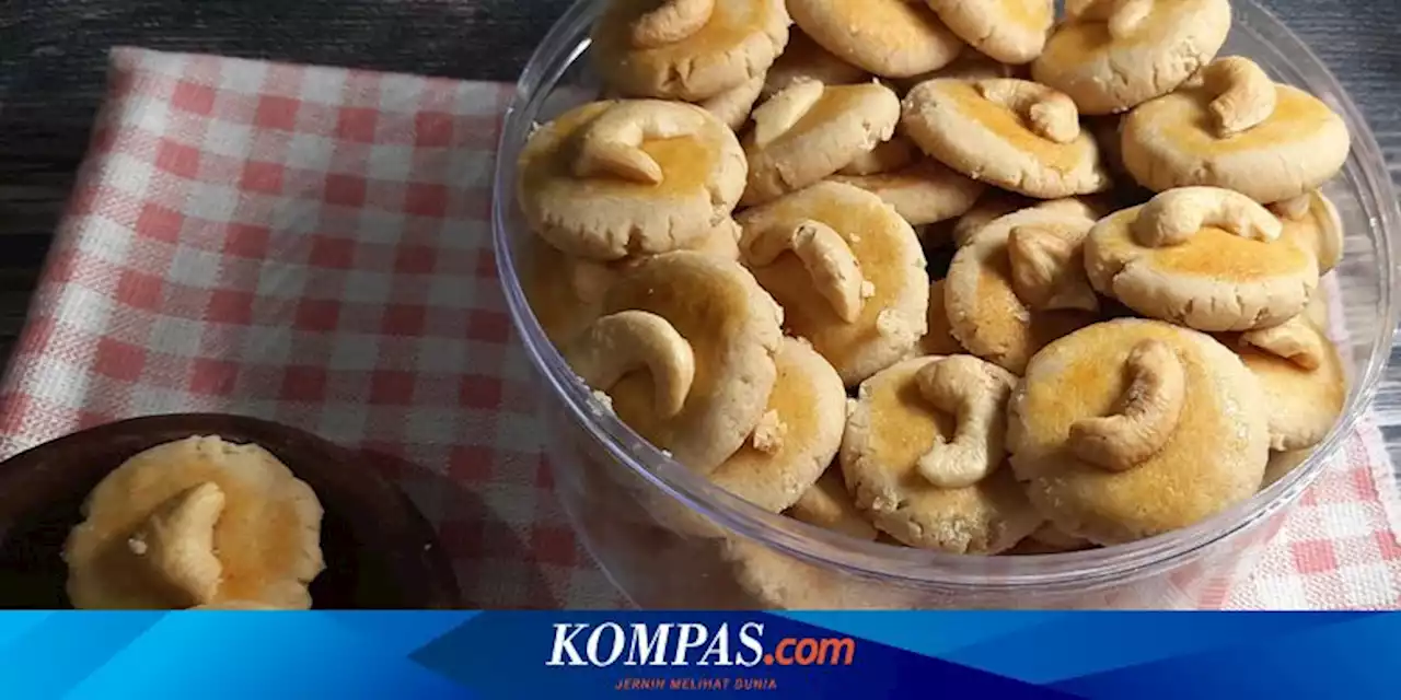 Resep Kue Kering Kacang Mede, Kukis Lebaran Renyah dan Empuk