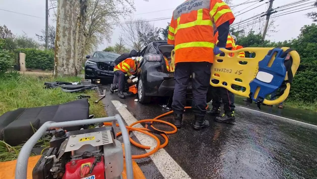 Sud de Toulouse : une collision entre trois véhicules fait quatre blessés