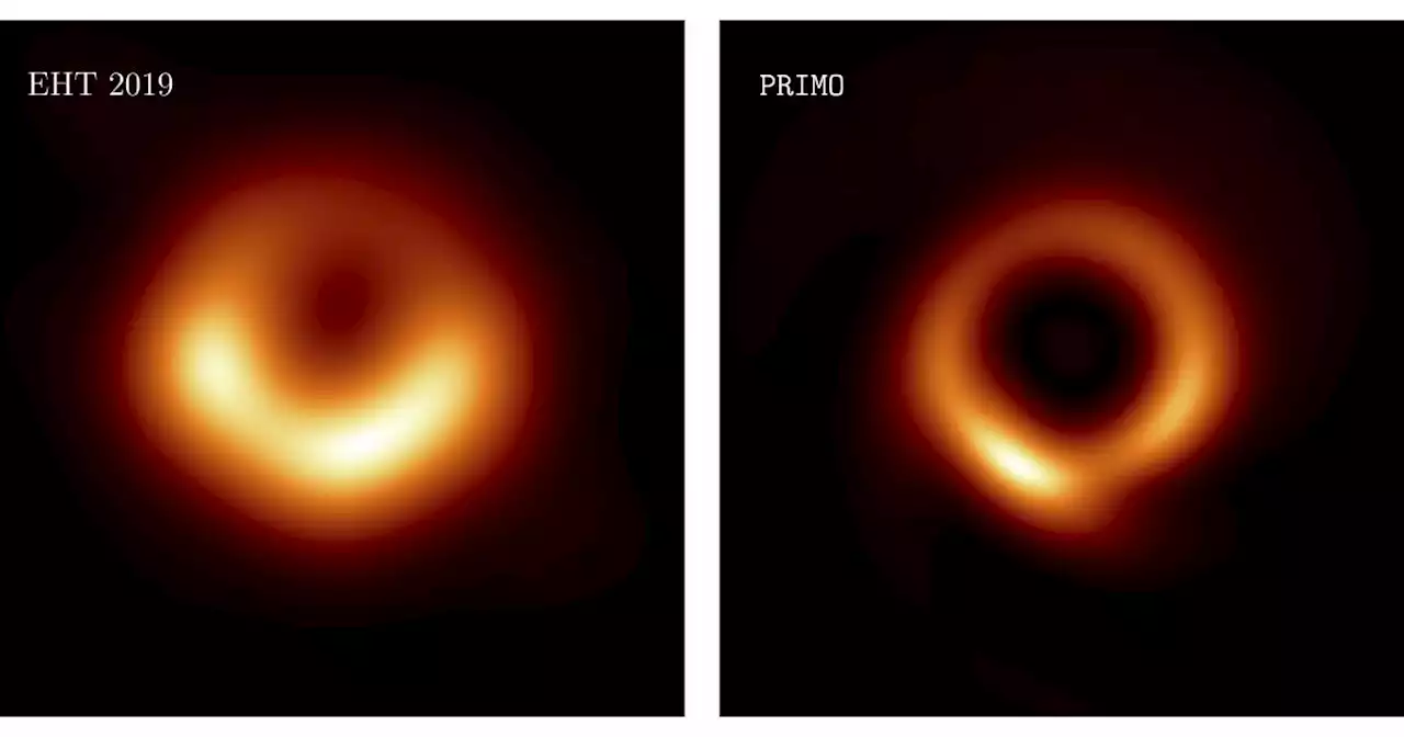 First image of black hole gets a makeover with AI